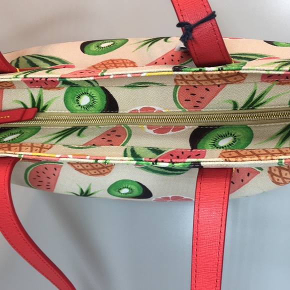 **SALE**NWT DOONEY & BOURKE Large Zip Shopper Tuity Fruity - Picture 5 of 7